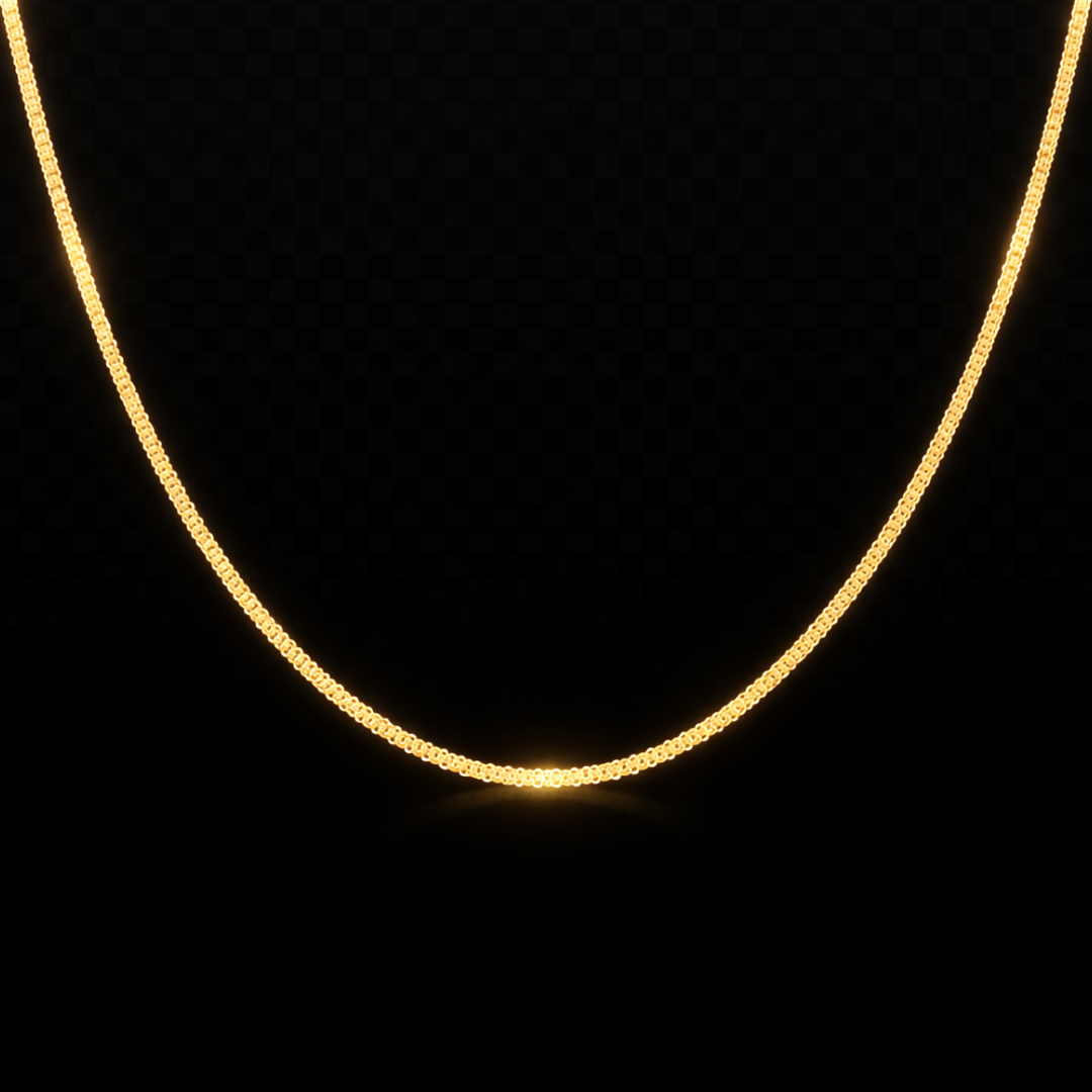 14kt. Bonded Yellow Gold over Fine Italian Silver Diamond Cut Popcorn Chain