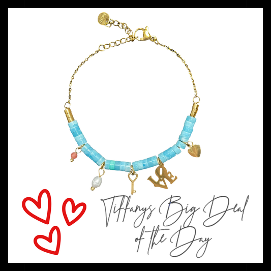 Turquoise Bead Bracelet