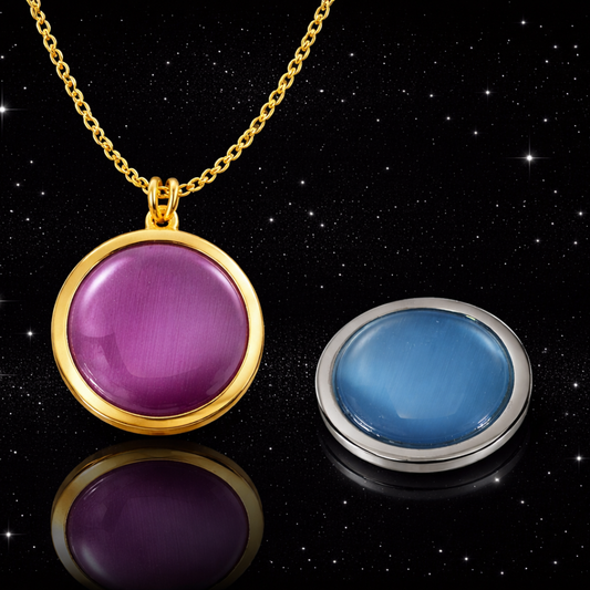 25 mm - Interchangeable Pendant w/2 Coins-Gold Collection