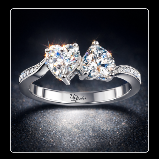Us 2gether Heart Shaped Ring