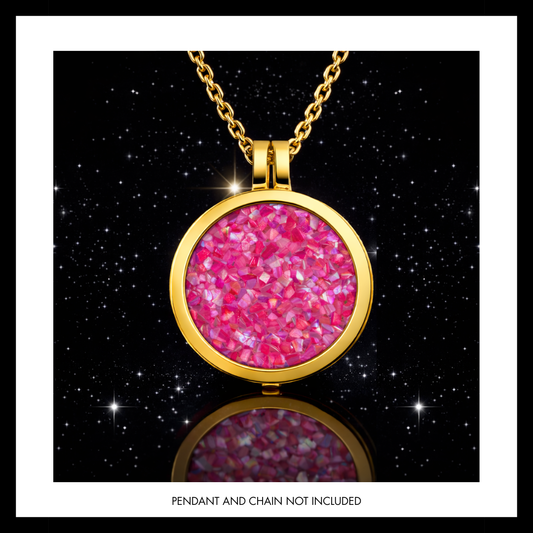 25 mm SWTL Pink Mosaic Shell Coin