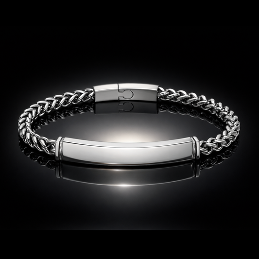 Men’s Genuine 316L Stainless Steel 6mm ID Bracelet