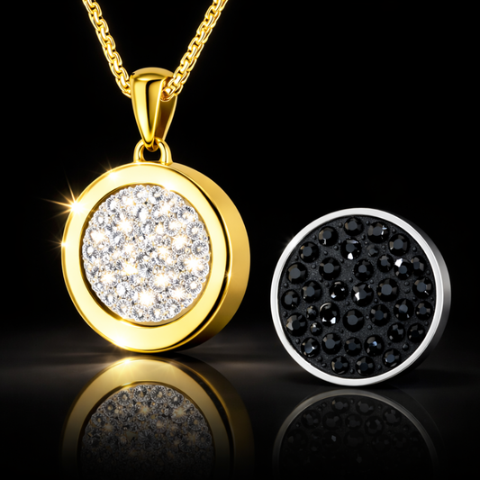✨ SWTL Interchangeable Pendant – 15 mm Mini Coin Starter Kit - Gold Version
