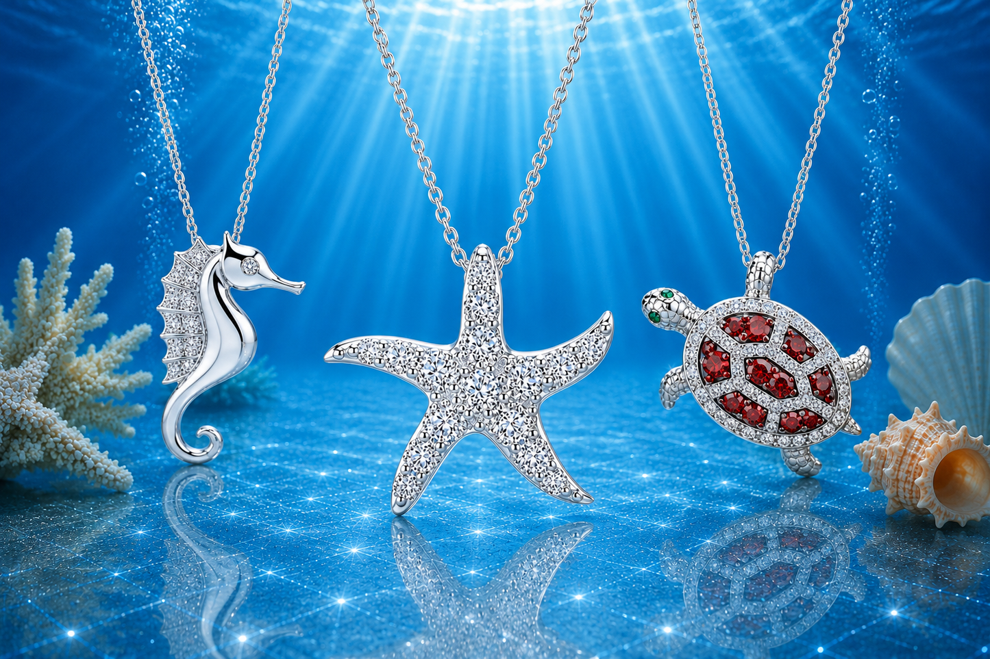Sea Life Pendants by Lafonn