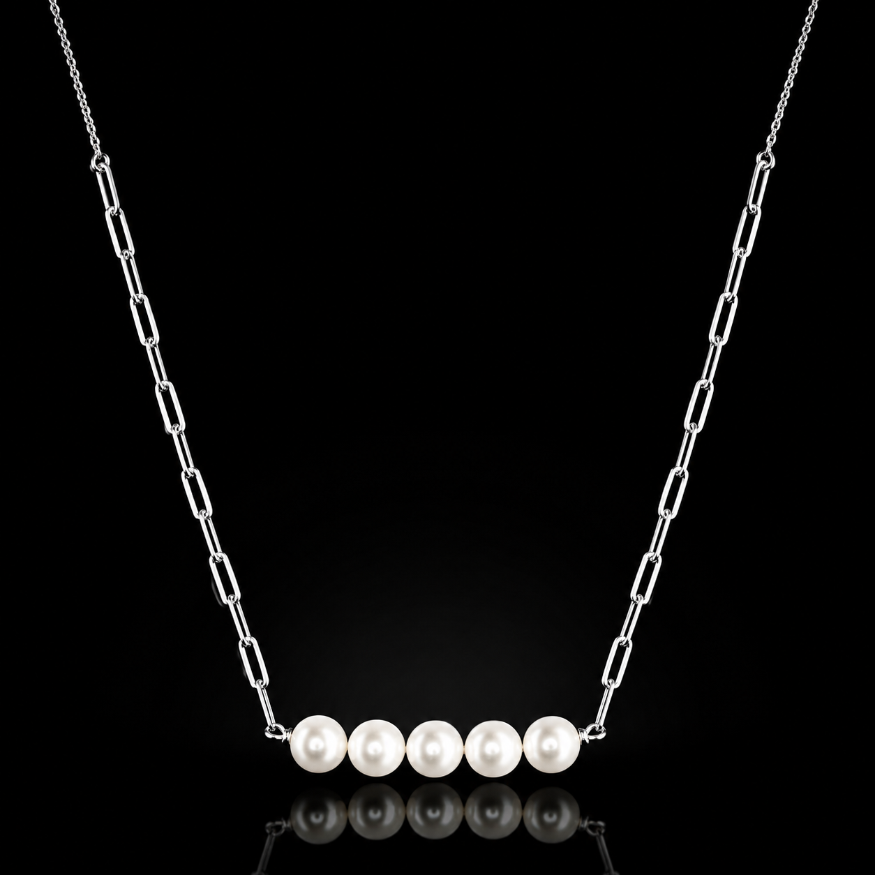 FRESHWATER PEARL BAR NECKLACE